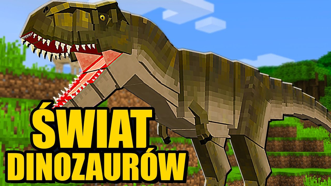 MINECRAFT ŚWIAT DINOZAUR&Oacute;W #1 - OGROMNY T-REX ZJADŁ ADMIROSA