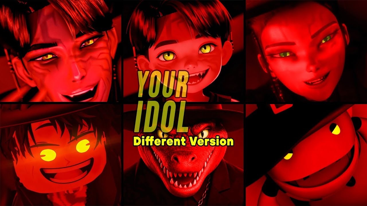 Song 'YOUR IDOL' Saja Boys Through Different Versions ~ KPop Demon Hunters🎶 | Huntr/x, Saja Boys