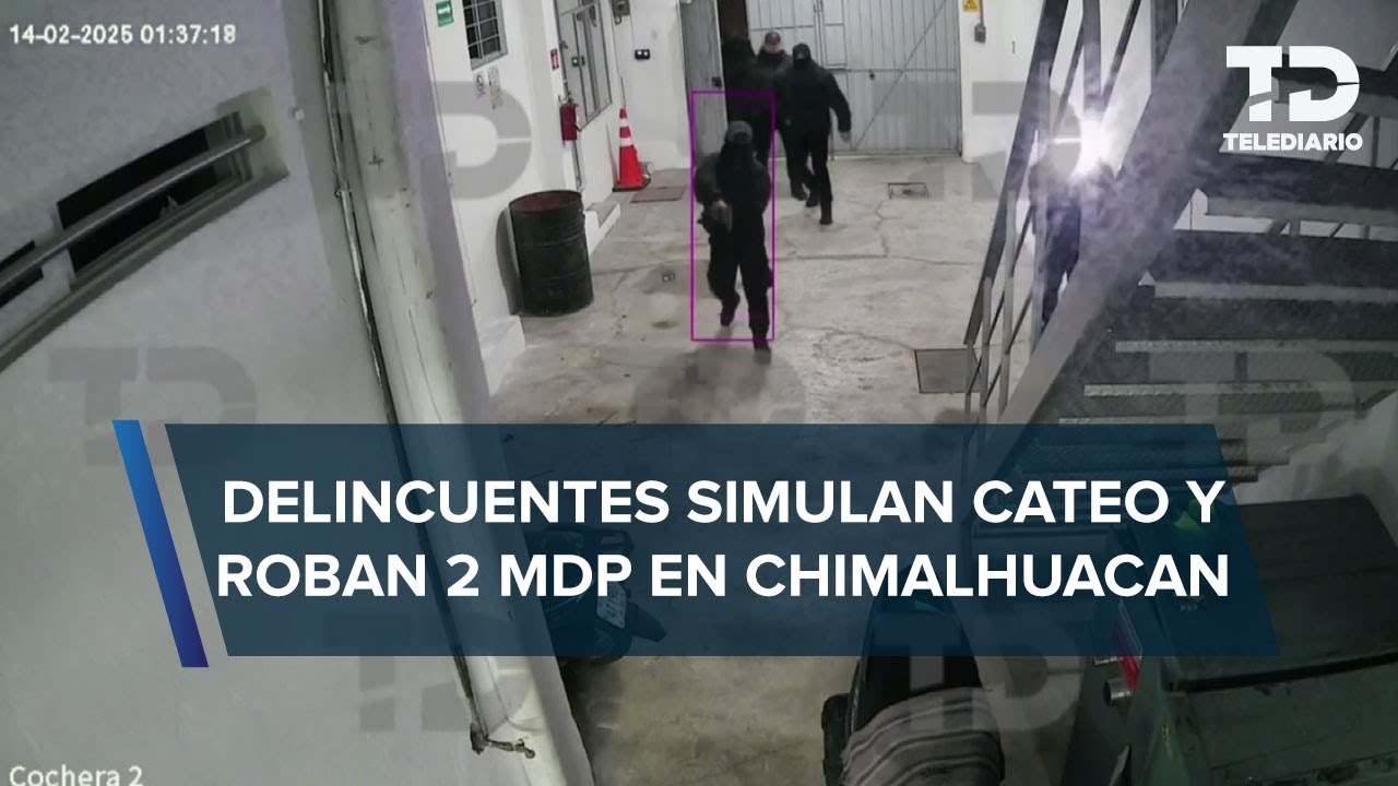 Policías de Chimalhuacán hacen falso cateo a empresa y roban más de 2 MILLONES DE PESOS