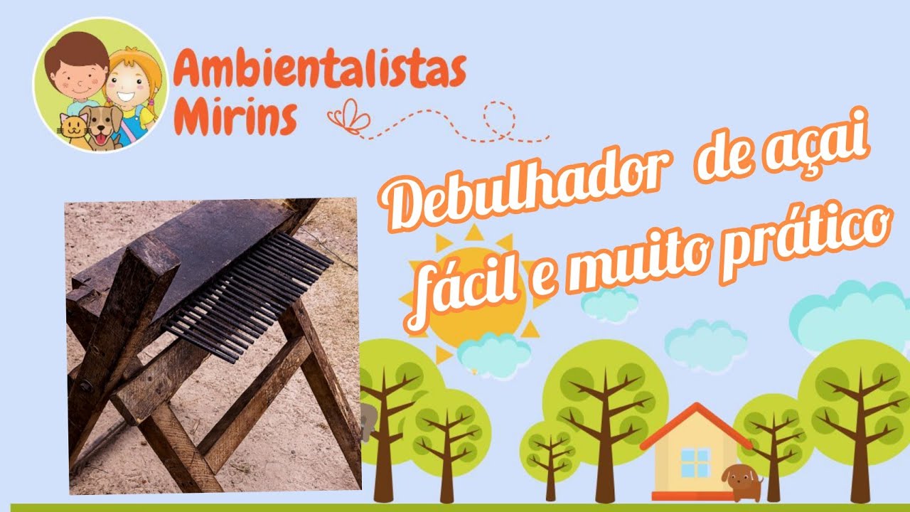DEBULHADOR DE AÇAÍ CHEGA DE MUITO  TRABALHO AGORA VAI FICAR FÁCIL