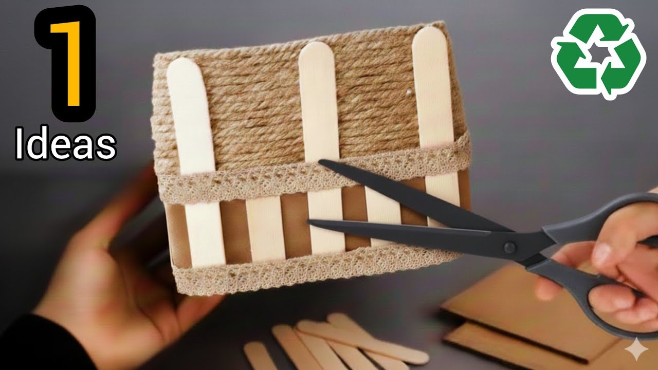 Super Beautiful but Low-Cost!  Best DIY Space-Saving Craft Ideas from Waste♻️2026 ژانویهٔ ۲۰۲۶