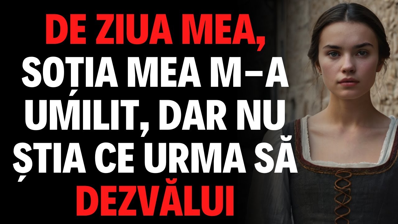 DE ZIUA MEA, SOȚIA MEA M-A UMILIT, DAR NU ȘTIA CE URMA SĂ DEZVĂLUI