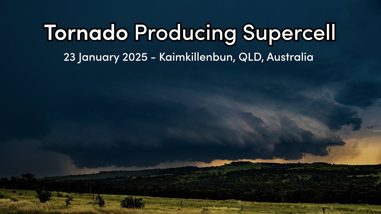 Amazing Rotating Australian Supercell Timelapse - Gerkies