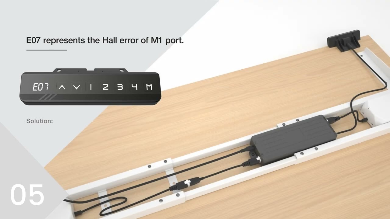Jiecang Standing Desk Information Explained - E07