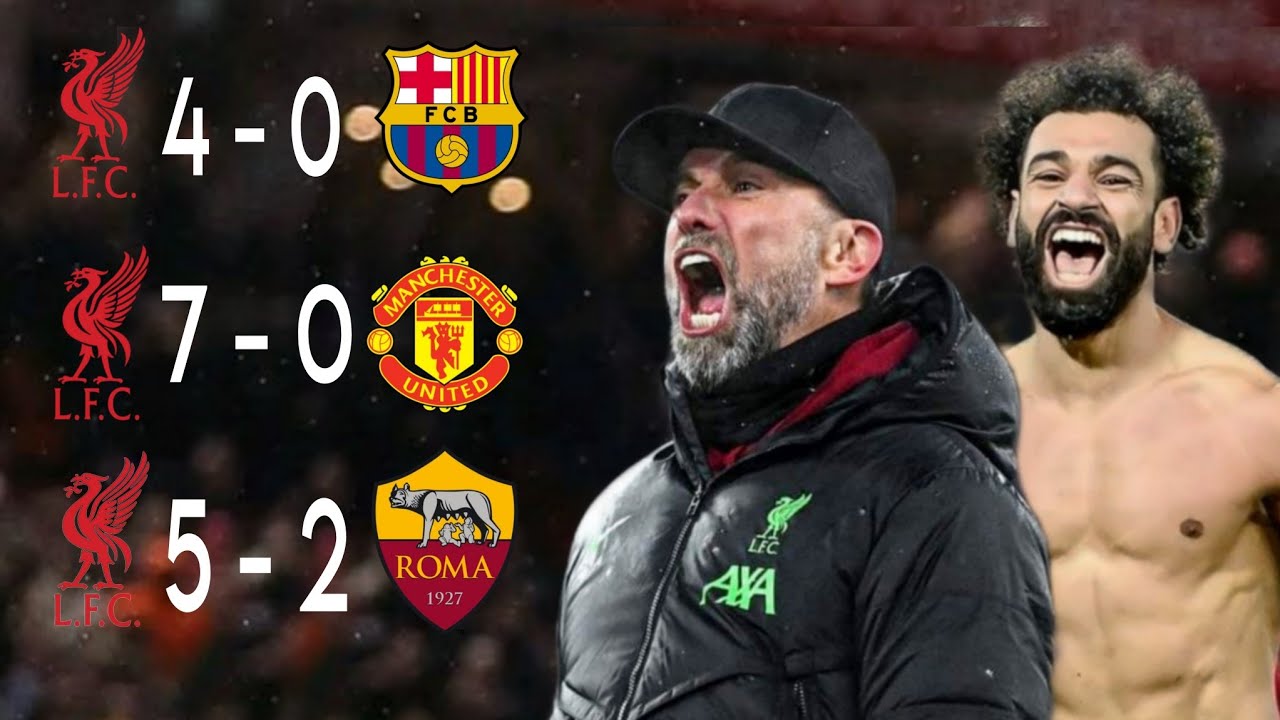 LIVERPOOL | ALL Time Greatest Wins &bull; Mo Salah Under Jurgen Klopp