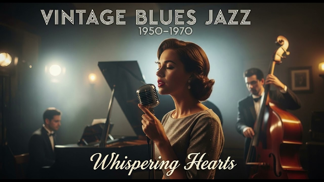 Whispering Hearts – Vintage Blues Jazz Love Song (1950–1970) | Soft Female Vocal