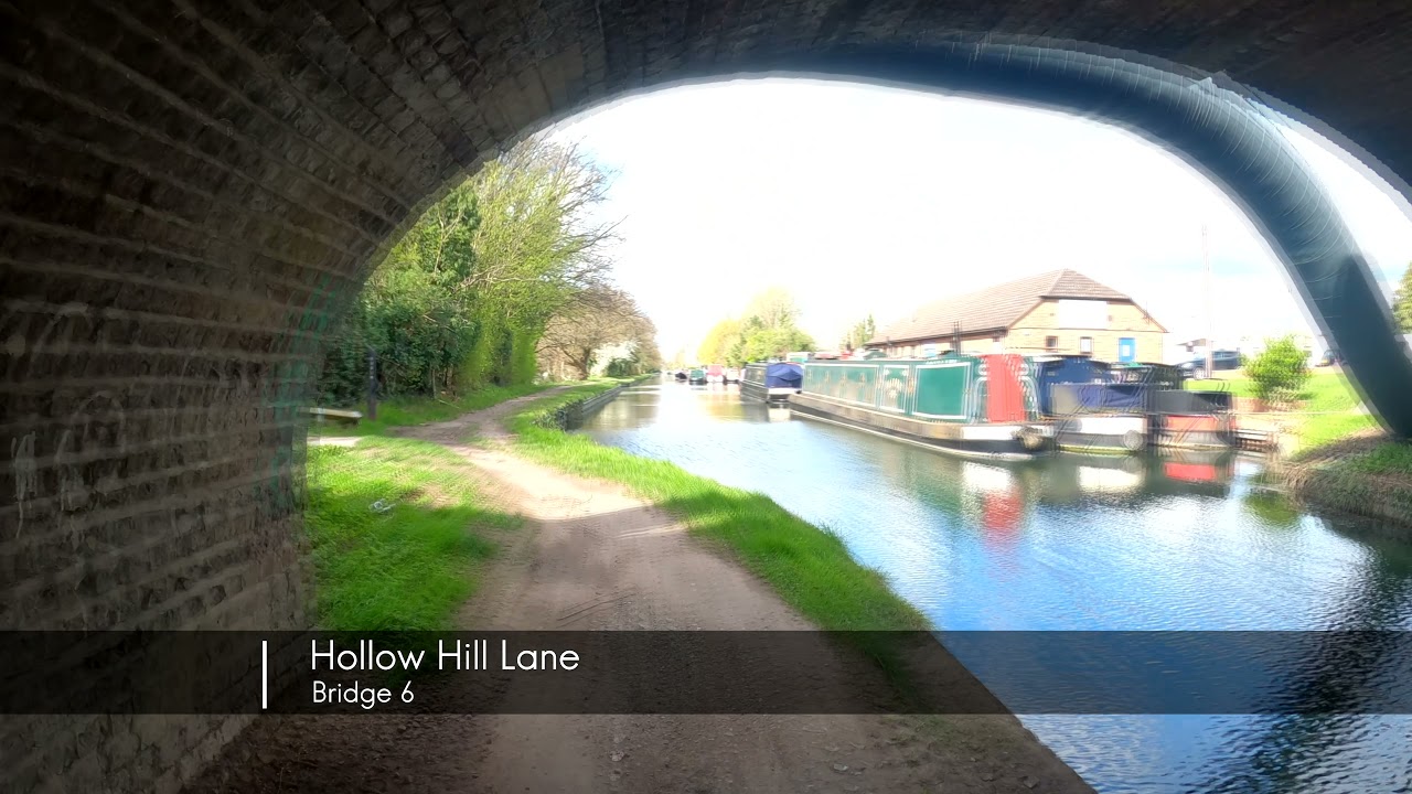 [4K60] Cycle Timelapse, Grand Union Canal Slough Arm