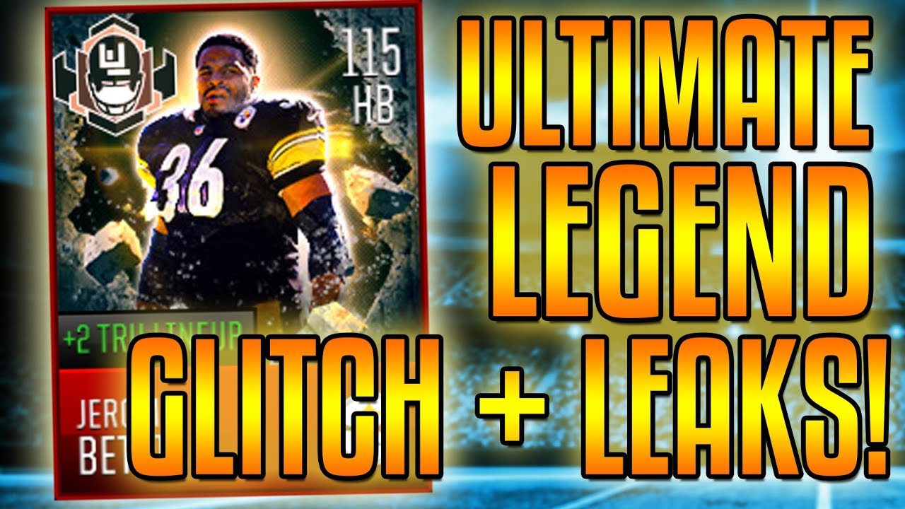 INSANE ULTIMATE LEGEND GLITCH + LEAKED PLAYERS!-Madden Mobile 18