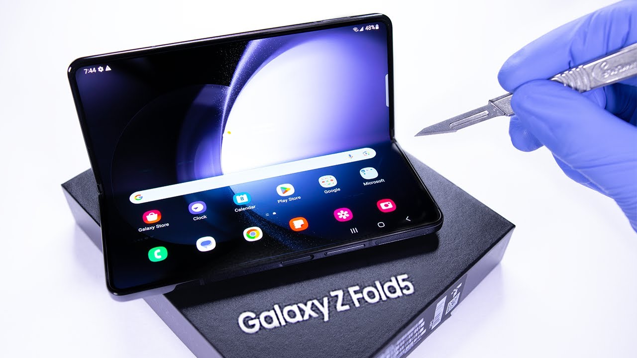 Samsung Galaxy Z Fold 5 Unboxing - ASMR
