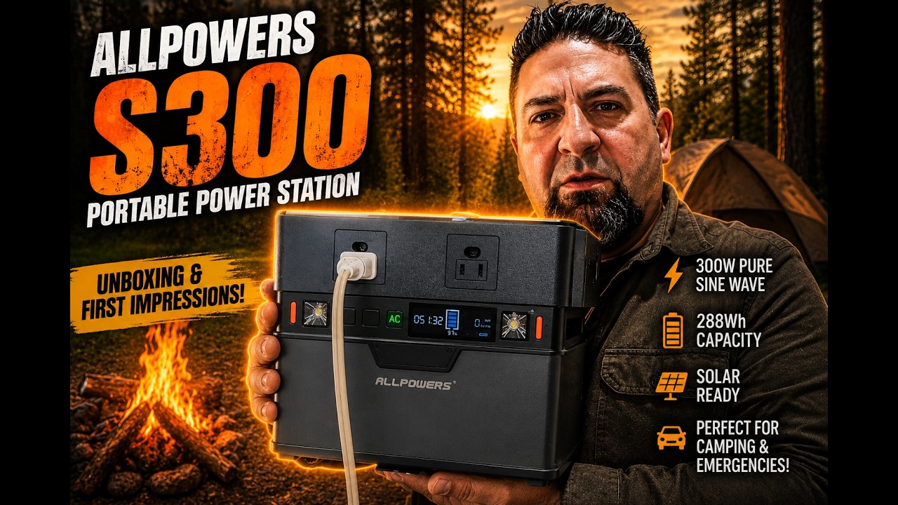 ALL POWERS S300 Portable Power Station Unboxing