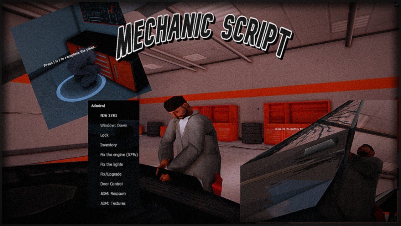 MTA:SA - Advanced mechanic script.