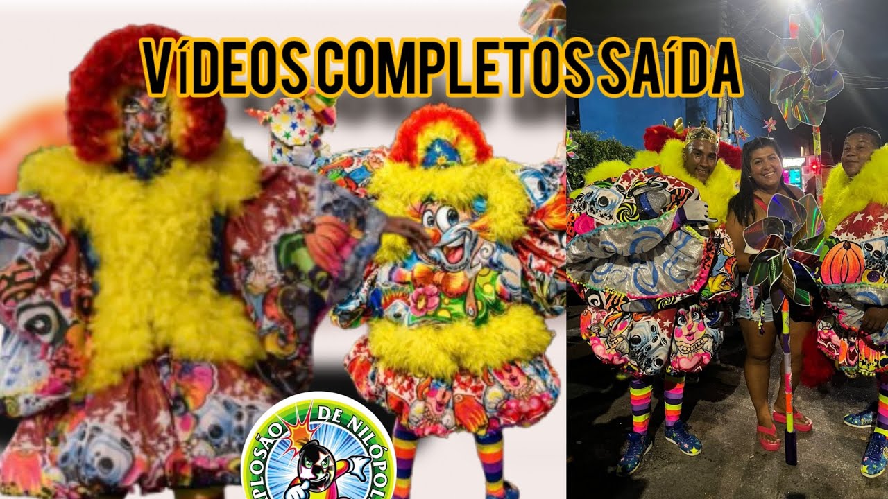 VÍDEOS COMPLETOS DA SAÍDA 2026! Turma explosão de Nilópolis 💣