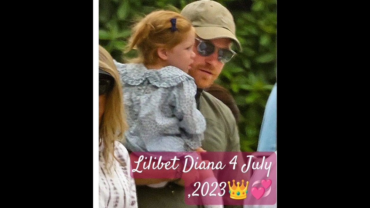 Princess Lilibet Diana with Dad,Mom,parade Montecito July 4,2023👑💞