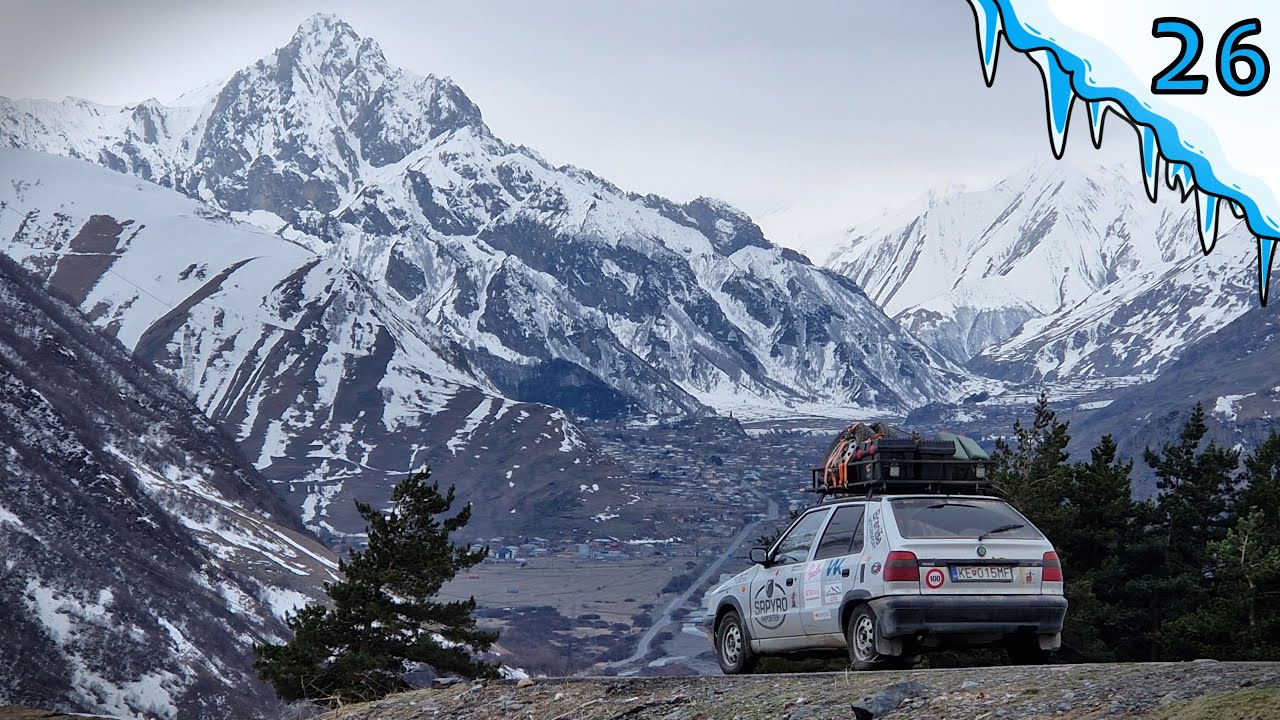 Skoda Felicia через горную Грузию из последних сил... (ОЙМЯКОН Часть 26.)