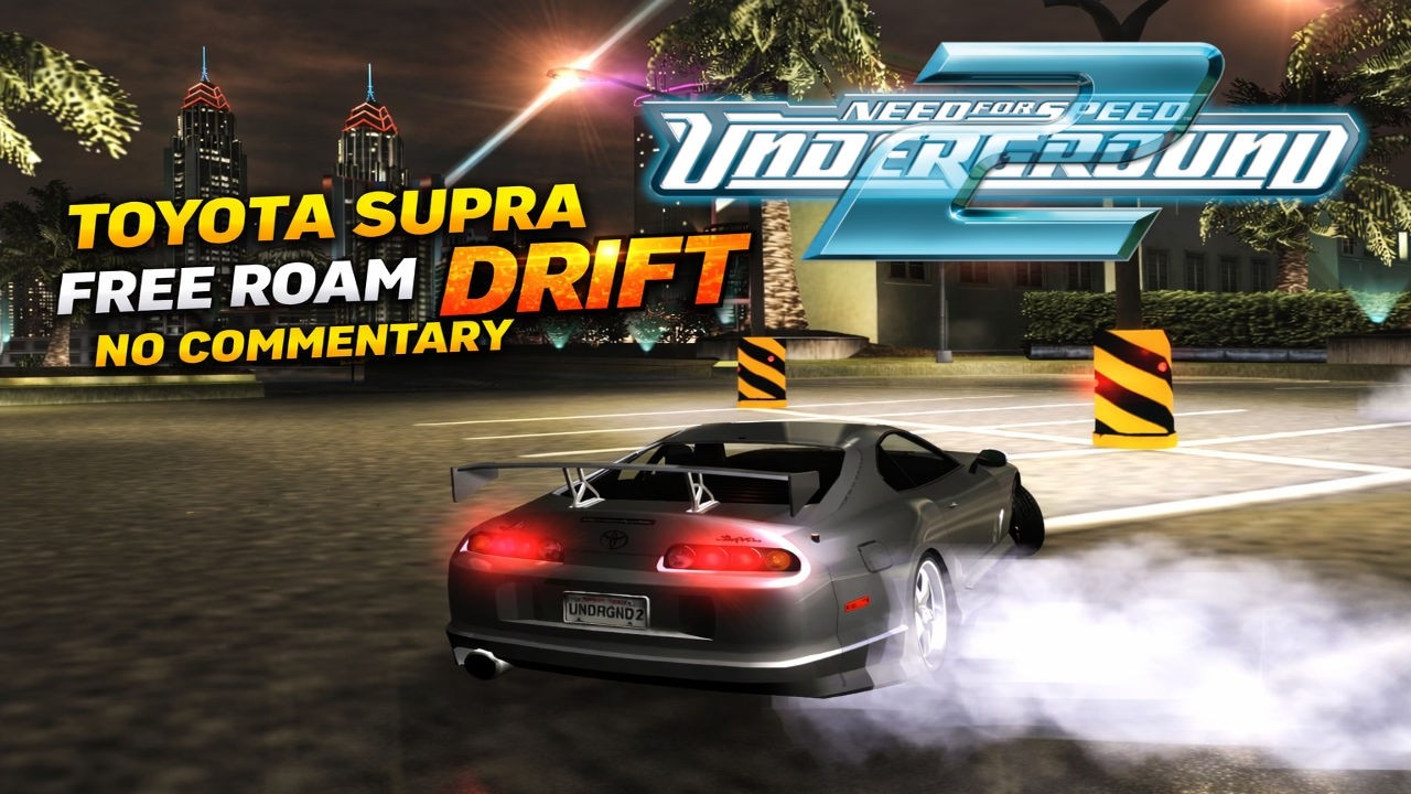 Toyota Supra Drift Free Roam in NFS Underground 2 🔥 (No Commentary)