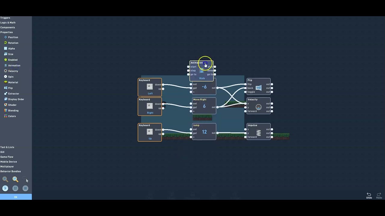 Animating your Player Sprite in Flowlab