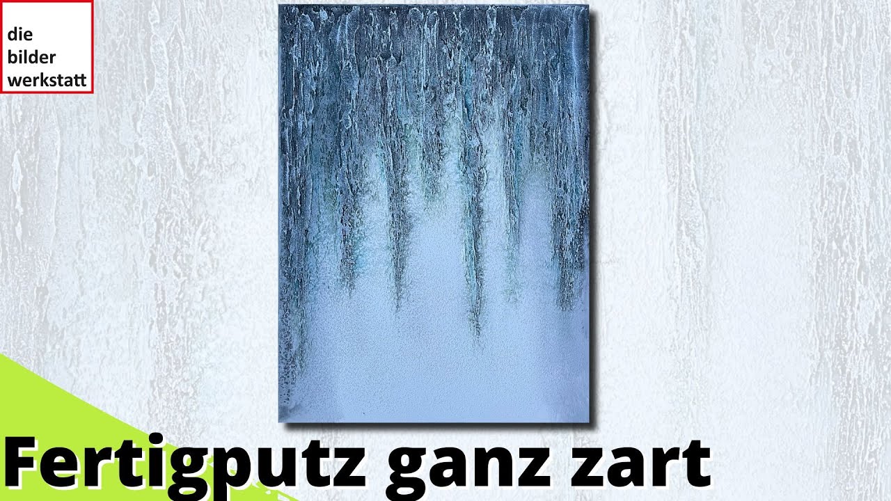 Zarte Strukturen - Die sind mit Fertigputz ganz leicht zu erstellen - Video #0003