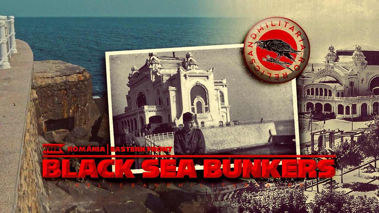 CONSTANTA - BLACK SEA WALL - CASINO WW2 BUNKERS PILLBOXES & FORTIFICATIONS - ROMANIA - EASTERN FRONT