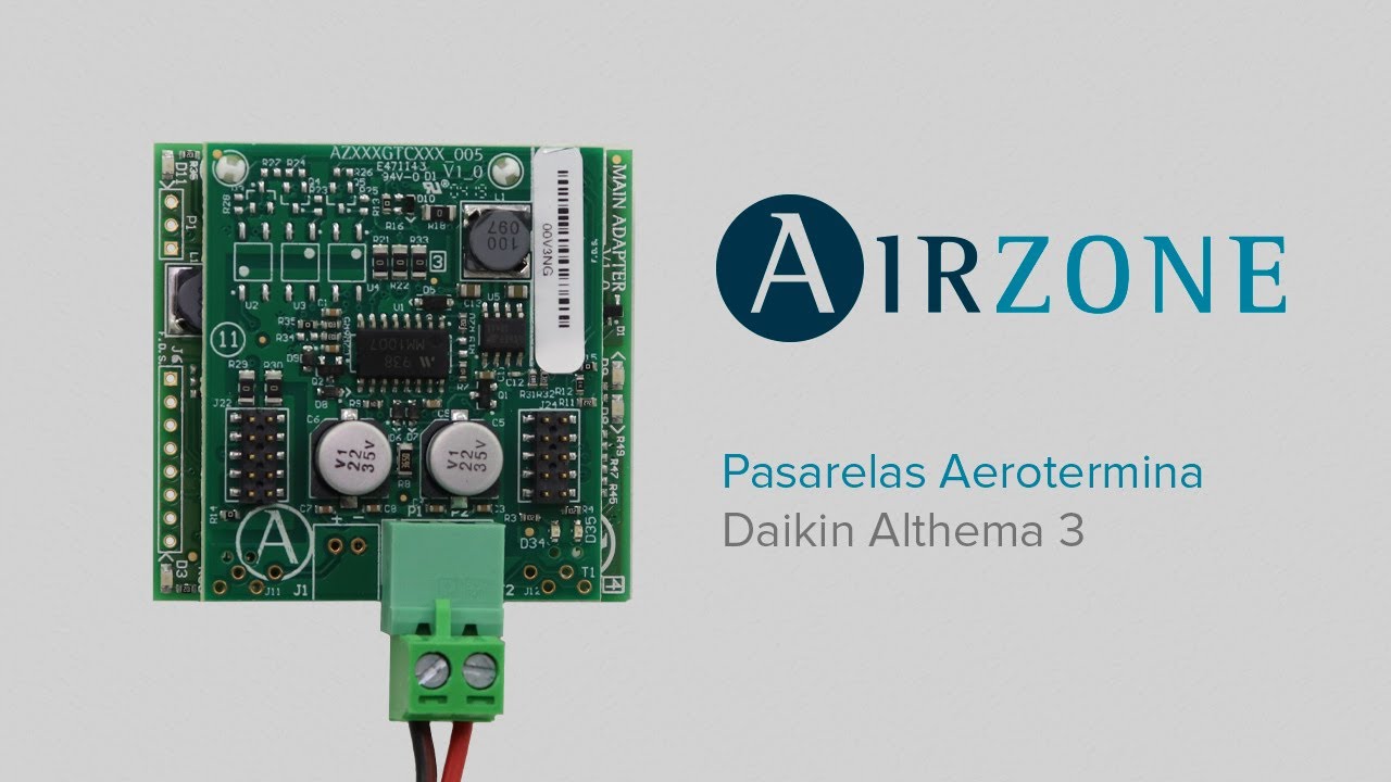 Instalación Pasarela Aerotermina Airzone Daikin Altherma 3
