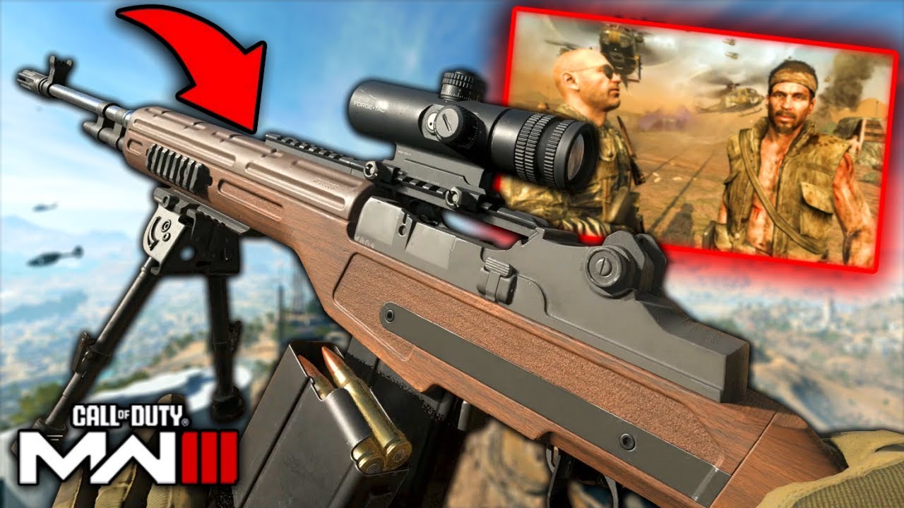 Vietnam M16 & M14 from Black Ops 1 SOG Mission - Modern Warfare 3 Multiplayer Gameplay