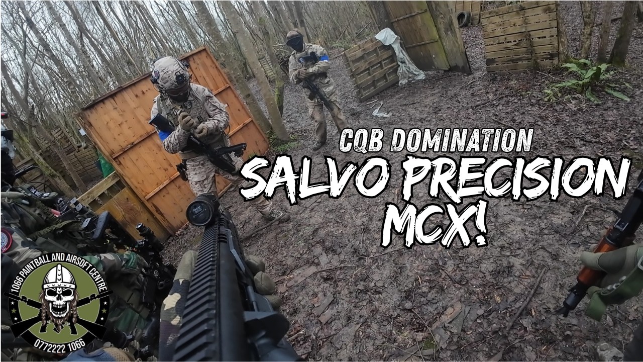 This HPA Salvo Precision MCX Dominates CQB Airsoft! - 1066 Airsoft