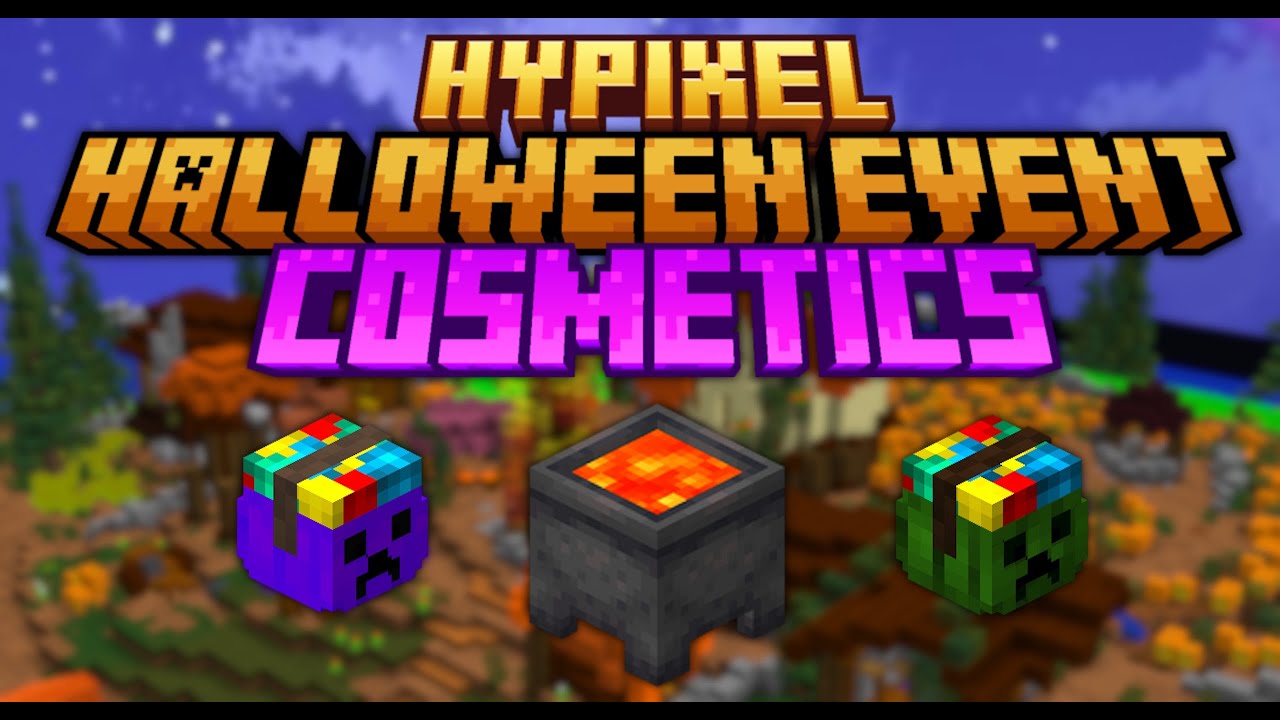 Событие Hypixel Halloween 2025 — демонстрация косметики SkyBlock и мини-игр