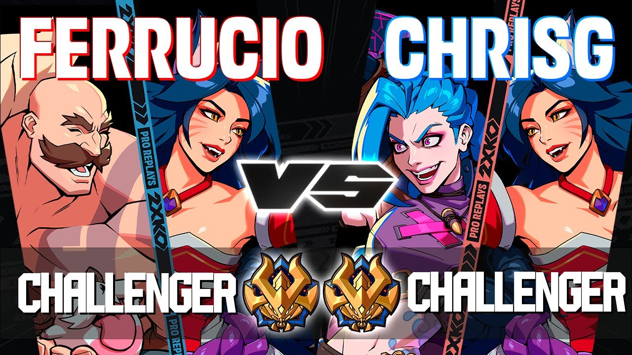 FERRUCIO (Ahri-Braum) vs CHRISG (Jinx-Ahri) ▰ 2XKO Pro level replays