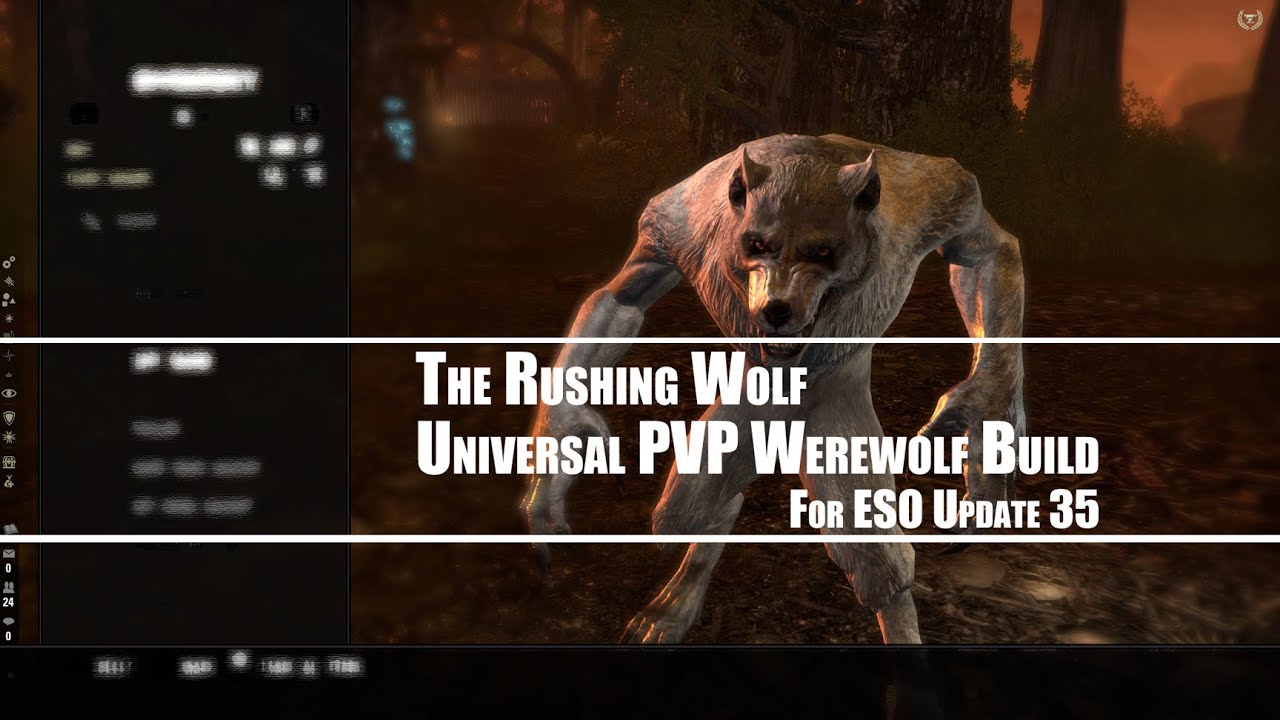 Rushing Wolf Universal PVP Werewolf Build - ESO Werewolf PVP