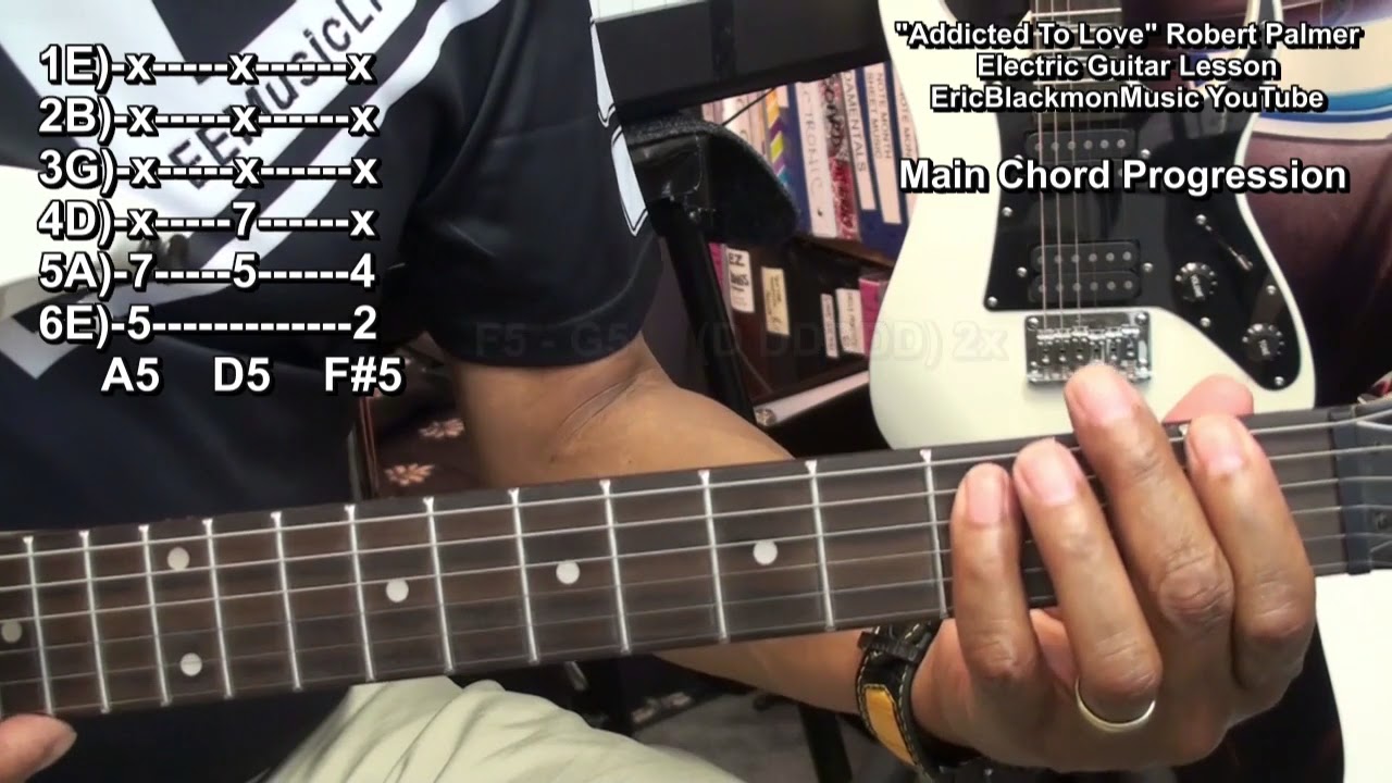 ПРИВЫЧКА К ЛЮБВИ Урок игры на электрогитаре Роберта Палмера @EricBlackmonGuitar