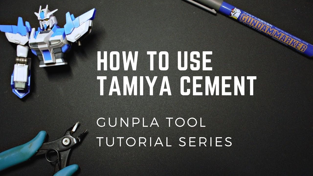 How to use Tamiya Cement - Gunpla Tool Tutorial Series