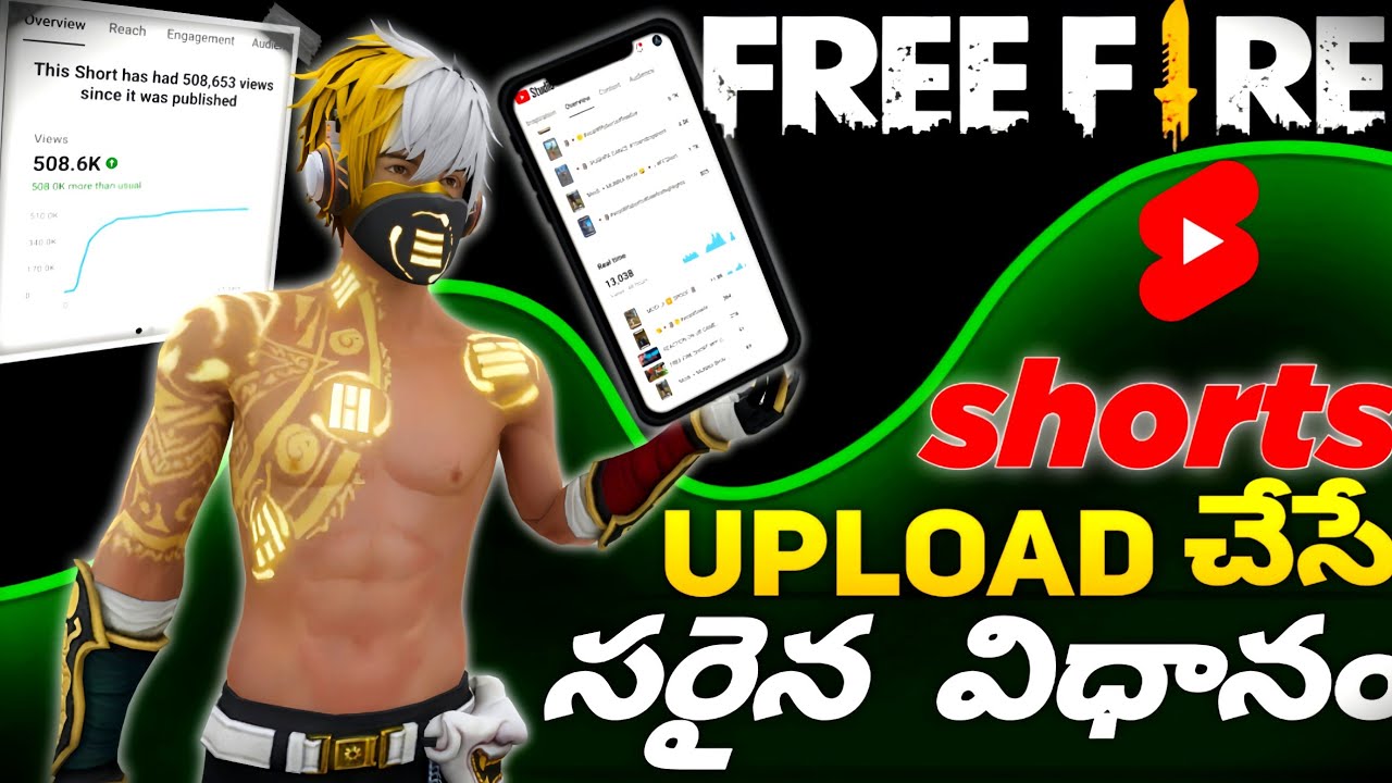 how to viral short video on youtube ff || Free Fire Gaming Shorts In Telugu 🤩 100% Working Trick