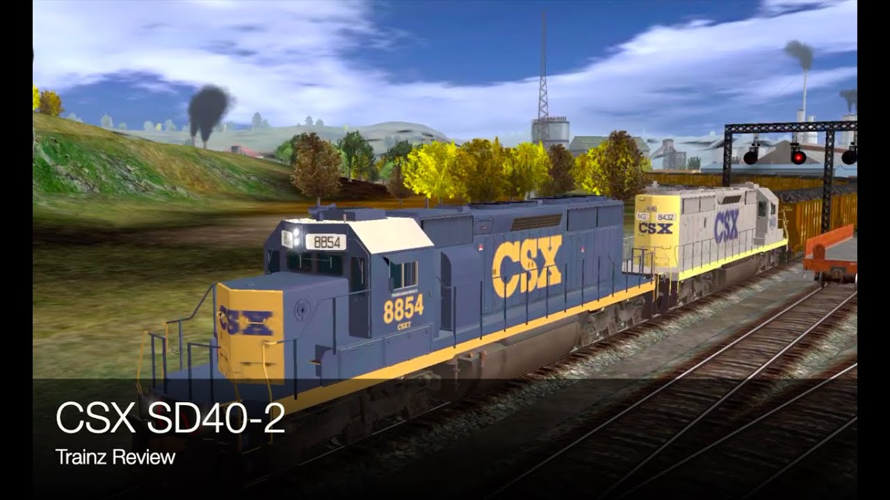 Trainz 2 Review for the CSX SD40-2