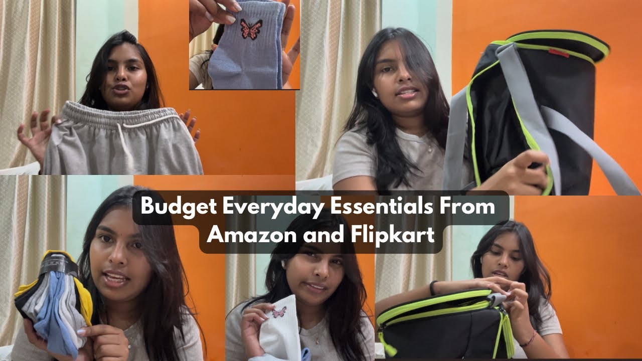 Amazon vs Flipkart: Everyday Essentials on a Budget 💰||VIMITHA REDDY||#daily #minivlog #budget #vlog
