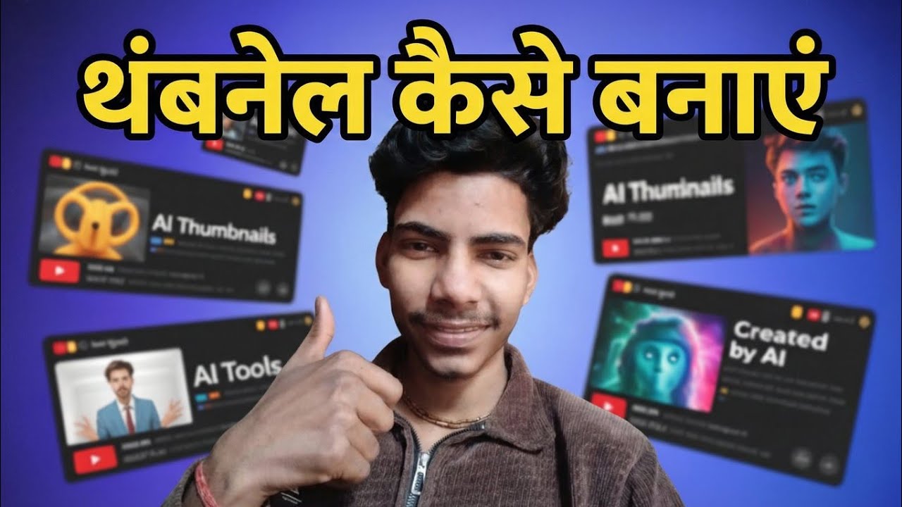 THUMBNAIL केसे बनाए. How to create youtube thumbnail 😘Youtube Thumbnail kaise banaen .
