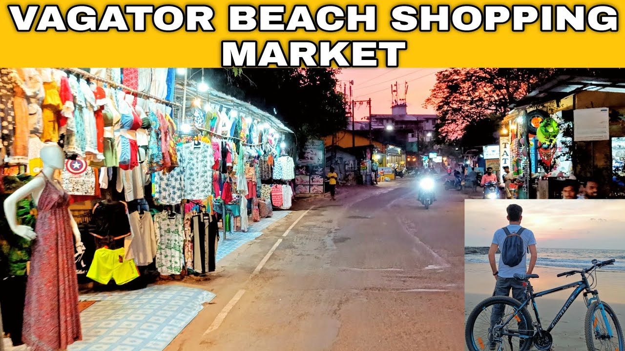 Vagator Beach Street details | street shopping, russian market, sunset point etc. | Satyam Vlogs