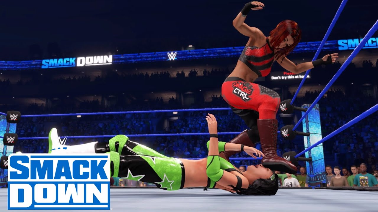 WWE 2K22 SMACKDOWN LOCAL COMPETITOR VS BAYLEY (W/DAMAGE CTRL)