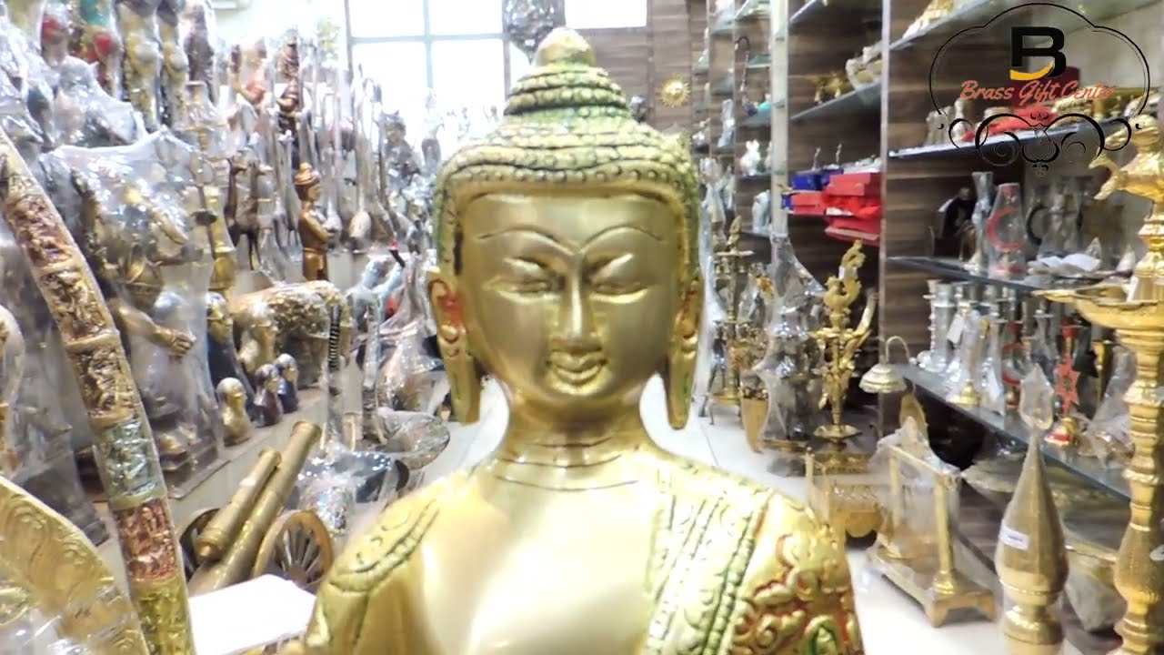 Brass Showpiece Buddha Big Statue(BS660 A)