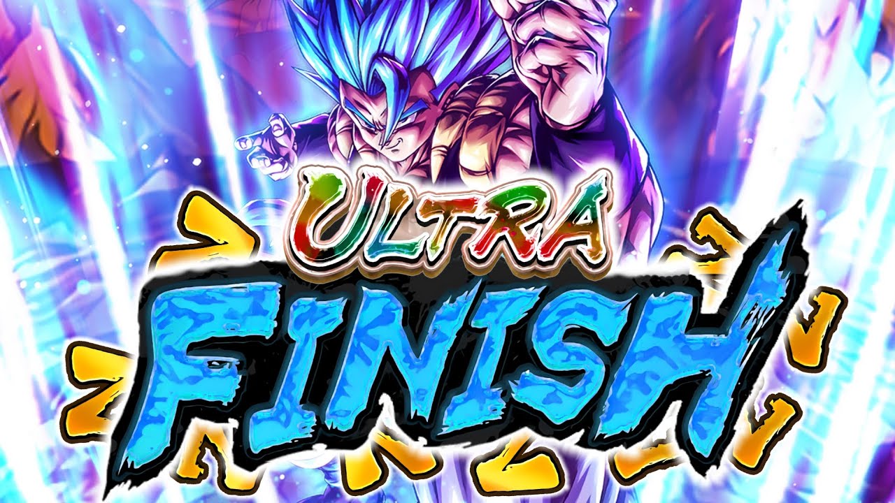 Ультра Годжета Синяя в Z-уровне наносит невероятный урон! (Dragon Ball Legends)