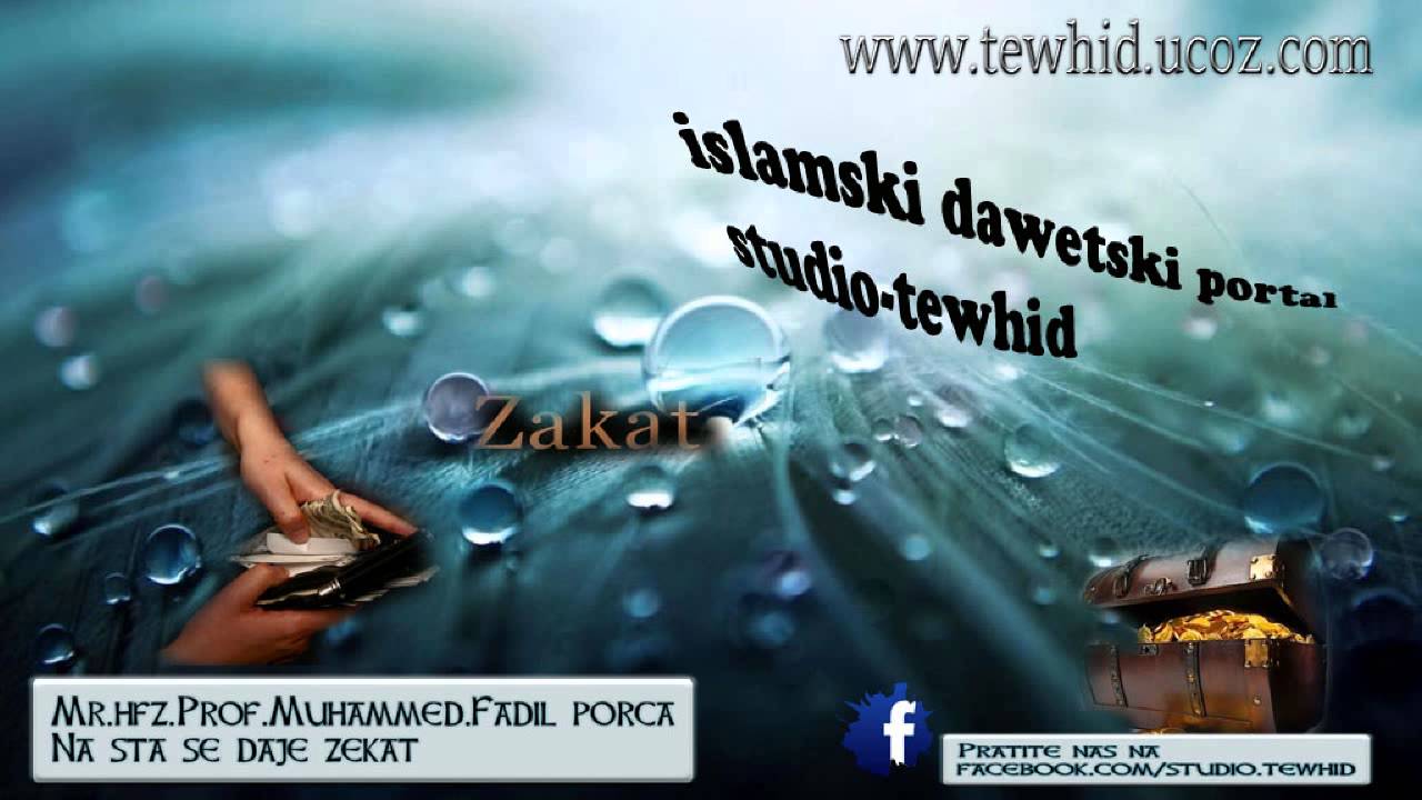 mr hfz muhammed fadil porca  na sta se daje zekat