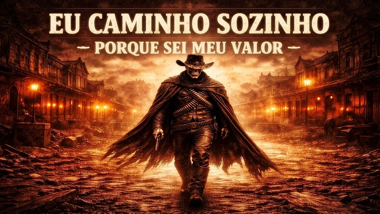 EU CAMINHO SOZINHO  — Porque Sei Meu Valor —  (Clipe Oficial) | Dark Country Rock