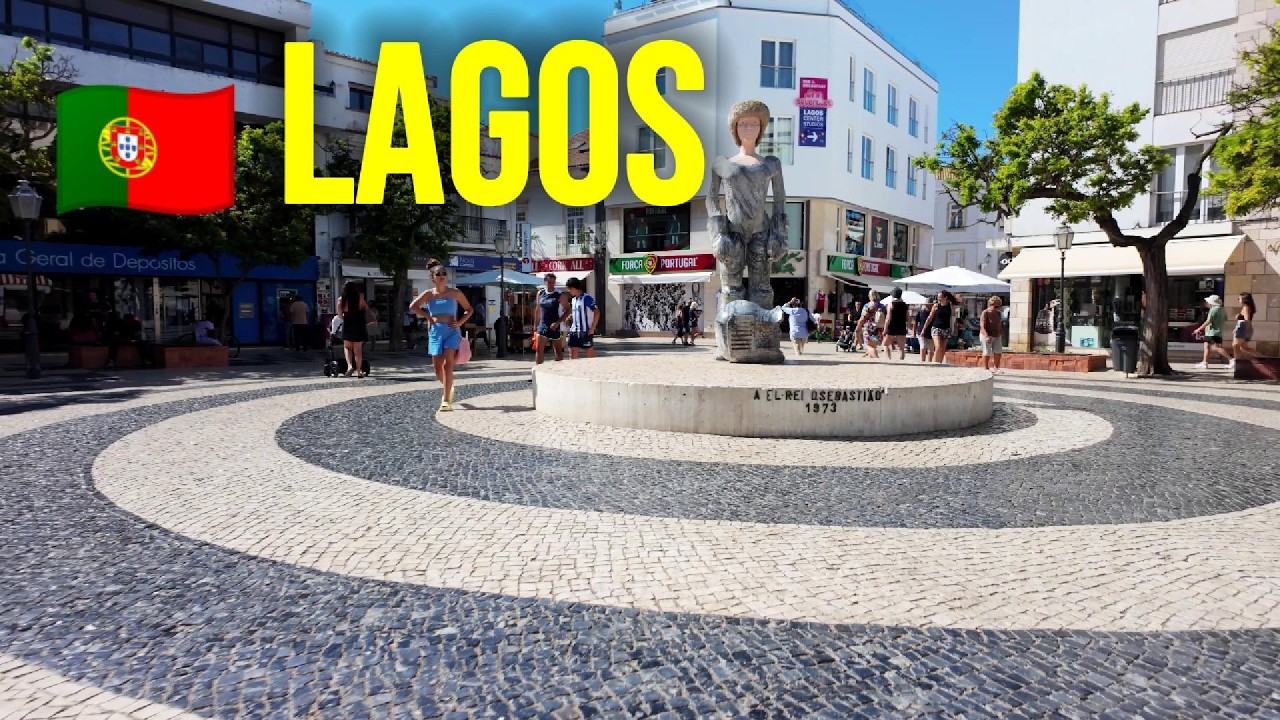 Lagos City Walk 🇵🇹 Portugal in 4K | Charming Streets, Cafés & Coastal Vibes