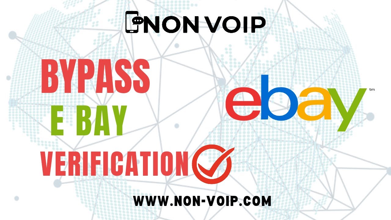 Create a (eBay) account with a real USA phone number from Non-Voip