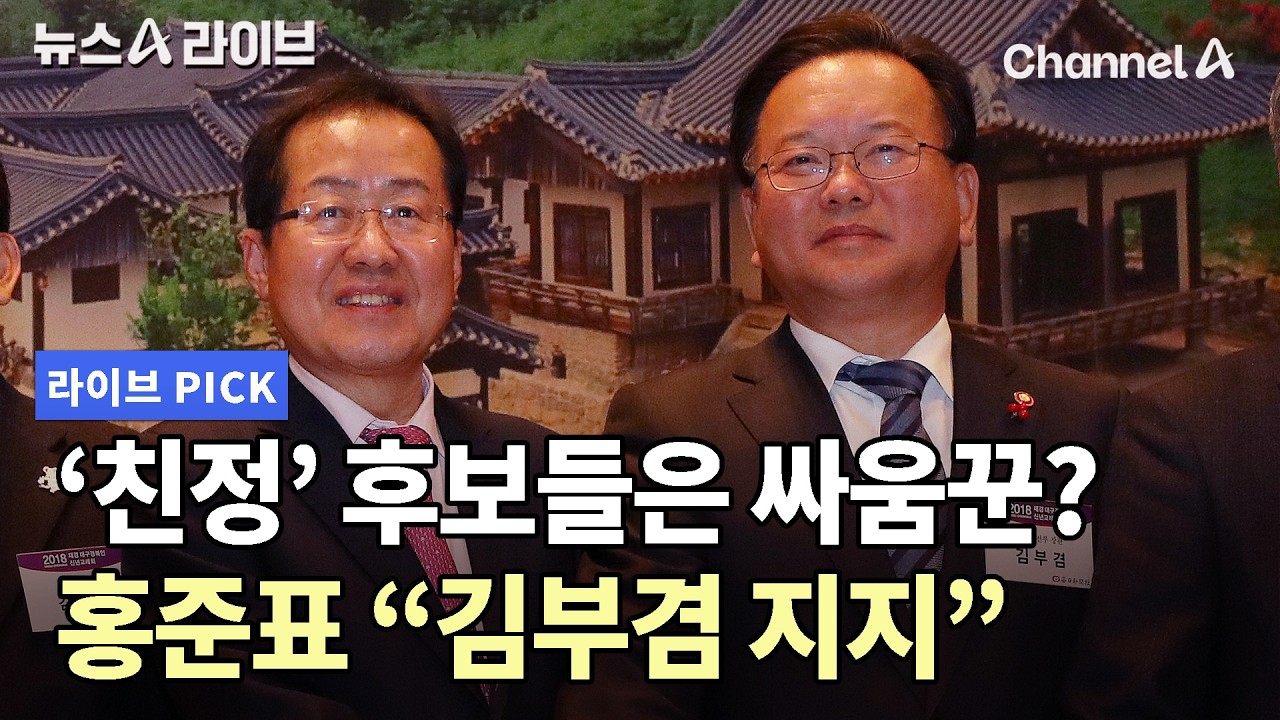 '친정' 후보들은 싸움꾼? 홍준표 