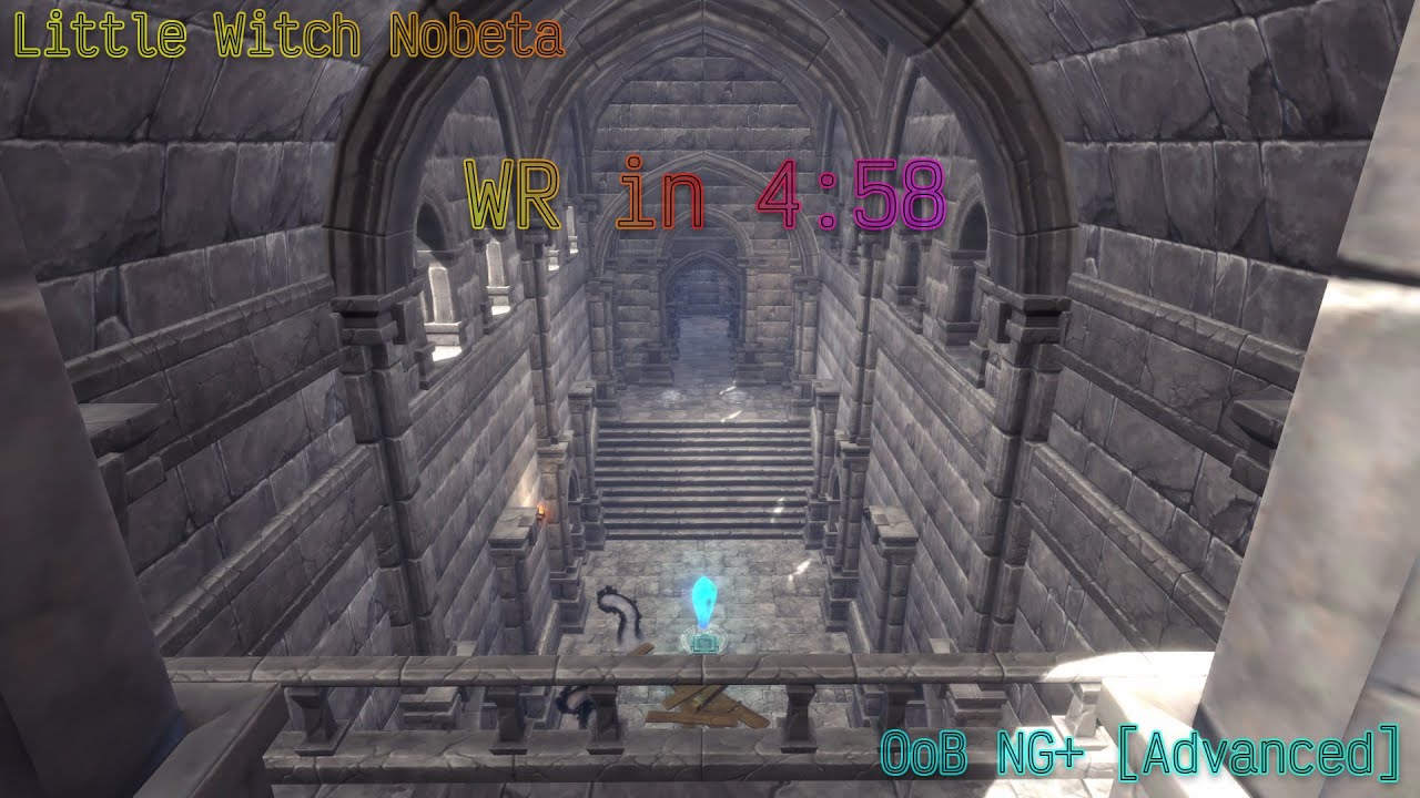 [Little Witch Nobeta] WR - Any% NG+ OoB (NIAG, Advanced) - 4:58