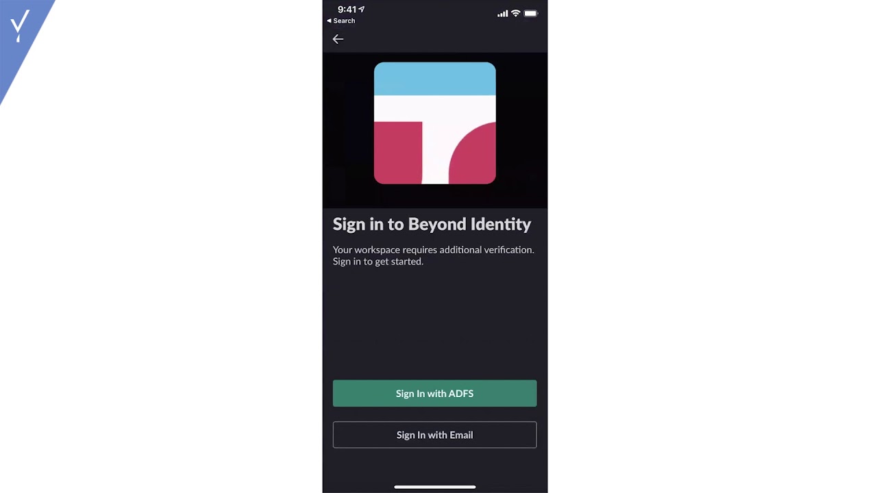 Beyond Identity + Microsoft ADFS: the Passwordless Login Experience