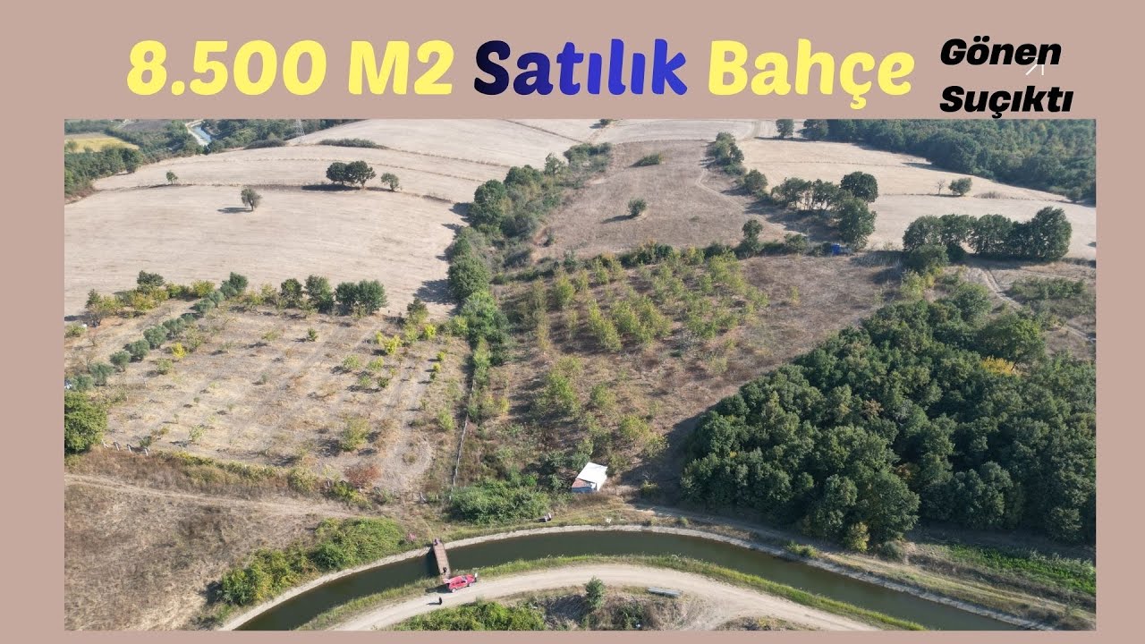 x Keşif Arazi  8.500 M2 Bahçe Balıkesir Gönen Tırnova 262-7-8.    3.600.000