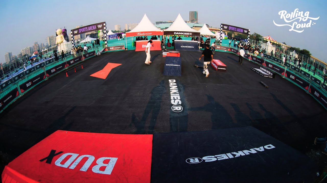 BUDX DANKIES SKATEBOARDING CONTEST AT ROLLING LOUD INDIA | DAY 1 