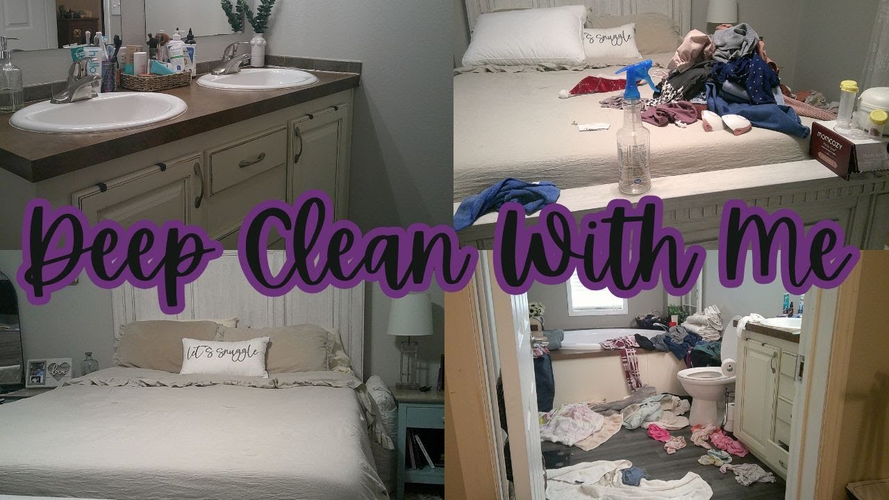 Deep Cleaning Motivation// Bedroom & Bathroom Reset