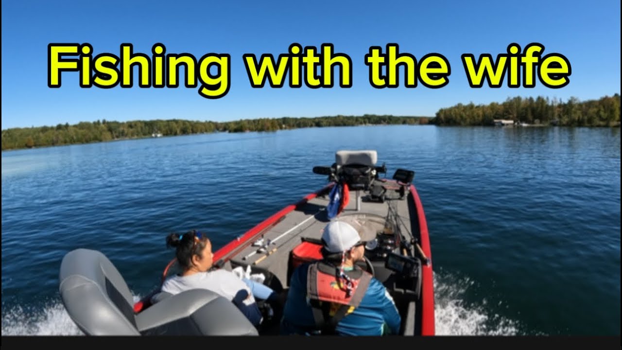 Bass fishing outing with the wife in the Bass Tracker Pro 170 