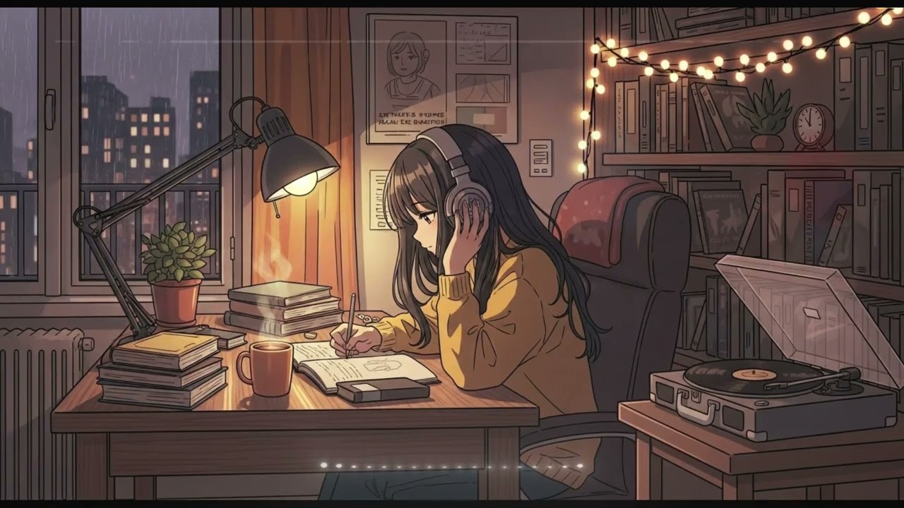 Lofi Betas - Night Focus Study Lofi ( 1 hour )